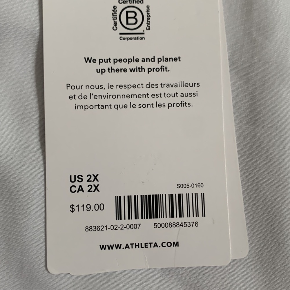 Athleta, size 2x, black 7/8 leggings! Brand new, with original tags. - Picture 3 of 8